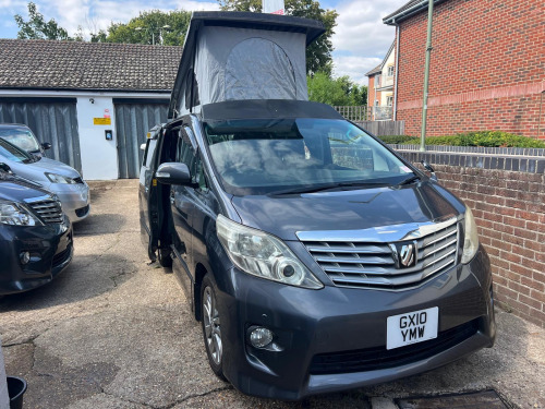 Toyota Alphard  AUTOMATIC Campervan low miles, pop top roof fridge, rock and roll bed