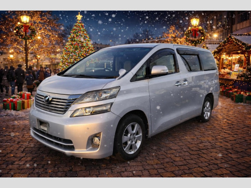 Toyota Vellfire  2.4V 8  Seater, 2.4 Petrol Automatic Air con, warranted miles BIMTA mileage 