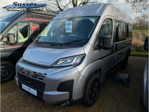 Auto-Trail Expedition 54  Fitted options include reverse camera, Apple carplay and cab blinds,  