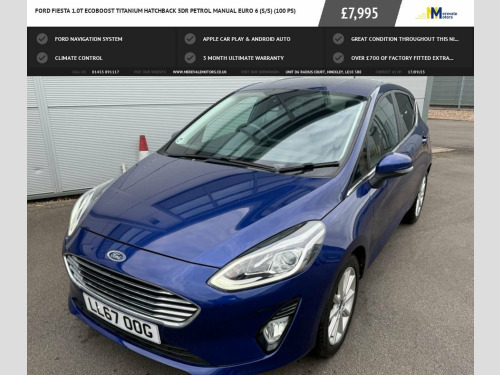 Ford Fiesta  1.0T EcoBoost Titanium Hatchback 5dr Petrol Manual
