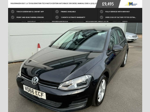 Volkswagen Golf  1.6 TDI BlueMotion Tech Match Edition Hatchback 5d