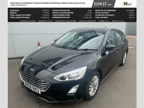Ford Focus  1.0T EcoBoost Titanium Hatchback 5dr Petrol Manual