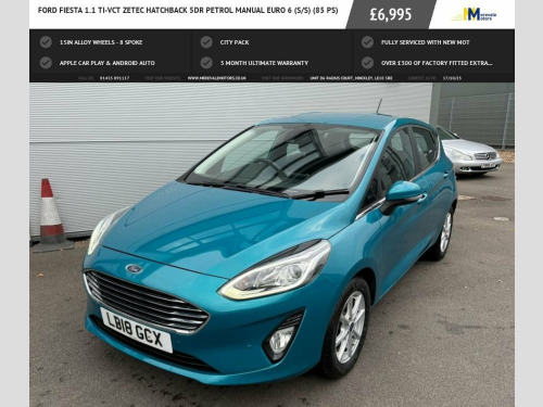Ford Fiesta  1.1 Ti-VCT Zetec Hatchback 5dr Petrol Manual Euro 