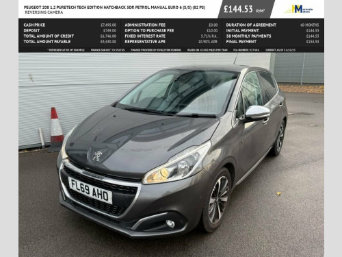 Peugeot 208  1.2 PureTech Tech Edition Hatchback 5dr Petrol Man