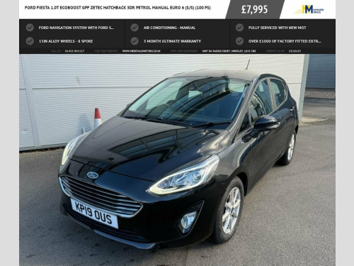 Ford Fiesta  1.0T EcoBoost GPF Zetec Hatchback 5dr Petrol Manua