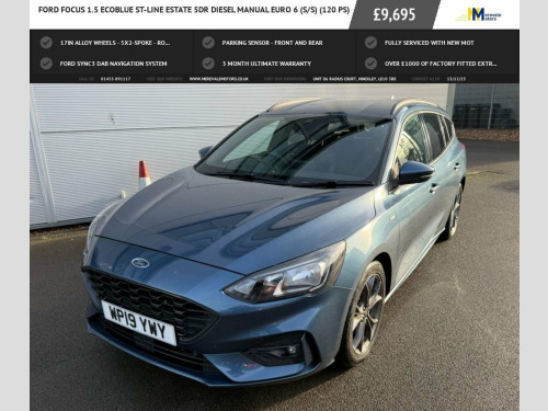 Ford Focus  1.5 EcoBlue ST-Line Estate 5dr Diesel Manual Euro 