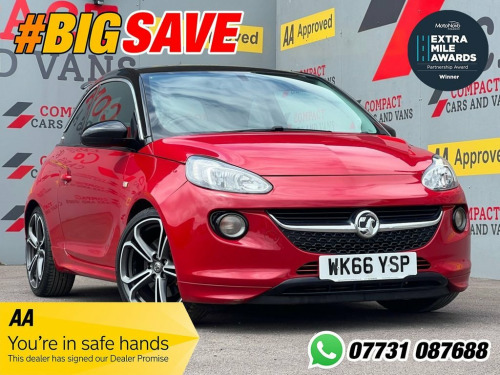 Vauxhall ADAM  1.4 S S/S 3d 148 BHP