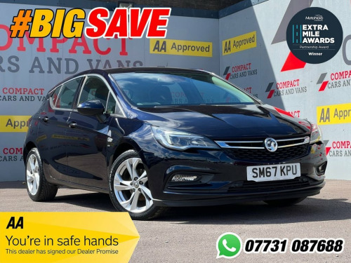 Vauxhall Astra  1.4 SRI 5d 148 BHP