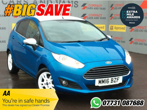 Ford Fiesta  1.0T EcoBoost Zetec Blue Edition Hatchback 5dr Pet