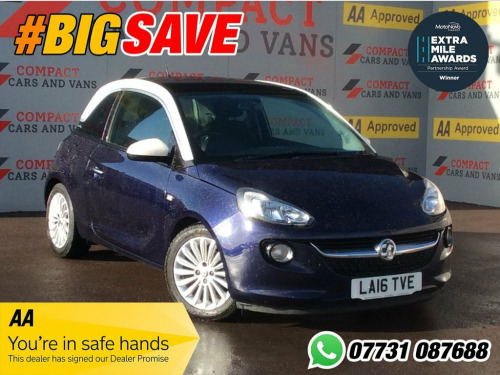 Vauxhall ADAM  1.4 16v GLAM Hatchback 3dr Petrol Manual Euro 5 (8