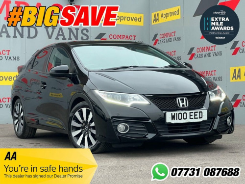 Honda Civic  1.8 i-VTEC SR Hatchback 5dr Petrol Auto Euro 6 (14