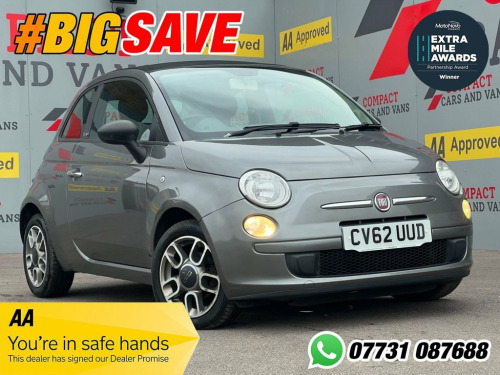 Fiat 500C  1.2 Pop Convertible 2dr Petrol Manual Euro 5 (69 b