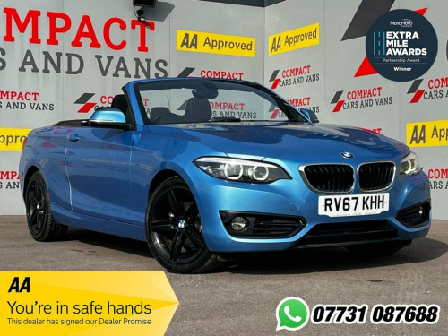 BMW 2 Series  1.5 218i Sport Convertible 2dr Petrol Auto Euro 6 