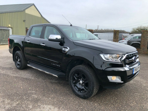 Ford Ranger  Pick Up Double Cab Limited 2 2.2 TDCi Auto BLACK EDITION FSH EURO 6 CLEAN T