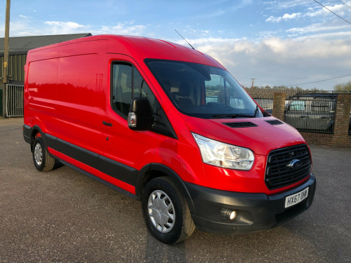 Ford Transit  350 2.0 TDCi 130ps L 3 H 2  LWB TREND EURO 6 1 OWNER RACE RED ONLY 63000 MI