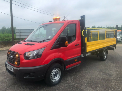 Ford Transit  350 2.0 TDCi 130ps  LWB DROPSIDE WITH TAILLIFT EURO 6 SUPER VALUE