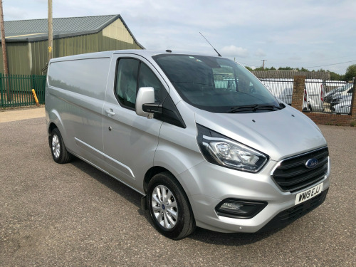 Ford Transit Custom  2.0 EcoBlue 130ps Low Roof Limited Van LWB L2 AIR CON MET SILVER