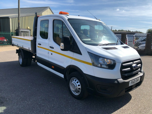 Ford Transit   350 2.0 EcoBlue 130ps CREW CAB TIPPER 1 OWNER