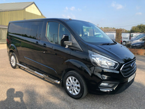 Ford Transit Custom  2.0 EcoBlue 130ps Low Roof D/Cab Limited Van CREW VAN LWB 1 OWNER FSH A1 CO