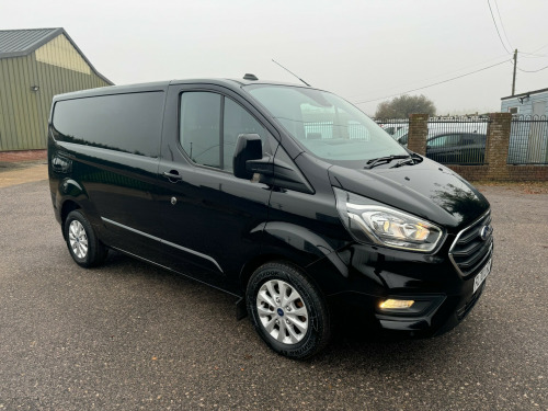 Ford Transit Custom  2.0 EcoBlue 170ps Low Roof Limited Van Auto MET BLACK SAT NAV 