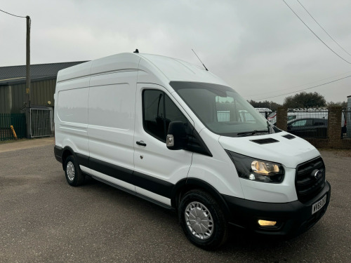 Ford Transit  2.0 EcoBlue 130ps H3 Leader Van FSH AIR CON PARKIG SENSORS RAR RACKING