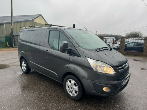 Ford Transit Custom  2.0 TDCi 130ps Low Roof Limited Van FSH MET GREY LIGHT USE