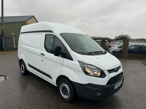 Ford Transit Custom  2.0 TDCi SWB High Roof Van L1 H2 EX VIRGIN MEDIA FSH AIR CON RECENT WET BEL