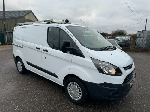 Ford Transit Custom  2.2 TDCi 100ps Low Roof Van ECOnetic EX BT ONLY 26000 MILES TWIN SIDE LOADI