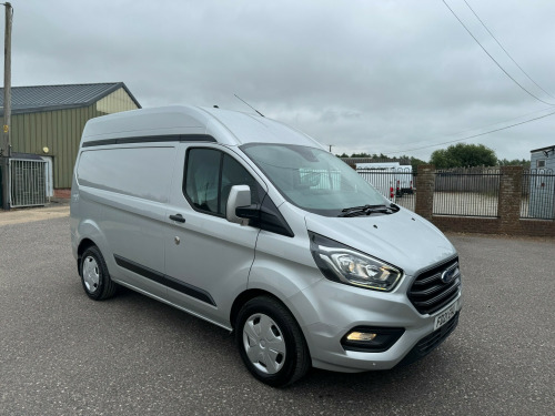 Ford Transit Custom  2.0 EcoBlue SWB High Roof Trend Van L1 H2 MET SILVER AIR CON FSH