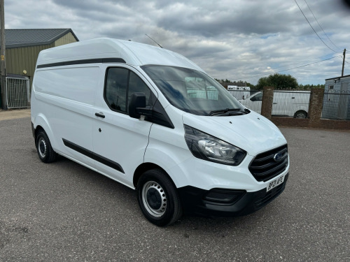 Ford Transit Custom  2.0 EcoBlue 130ps High Roof LWB Leader Van 1 OWNER LIGHT USE