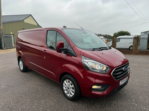 Ford Transit Custom  2.0 EcoBlue 130ps Low Roof Limited Van LWB FSH GOOD COLOUR