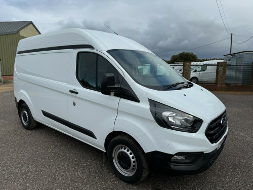 Ford Transit Custom  2.0 320 EcoBlue Leader Panel van L2 H2  AIR CON FSH PARKING SENORS 70000 MI
