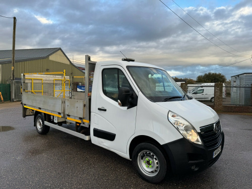 Vauxhall Movano  2.3 CDTi 3500 LWB DROPSIDE WITH TAIL LIFT UTILITY SPEC FSH