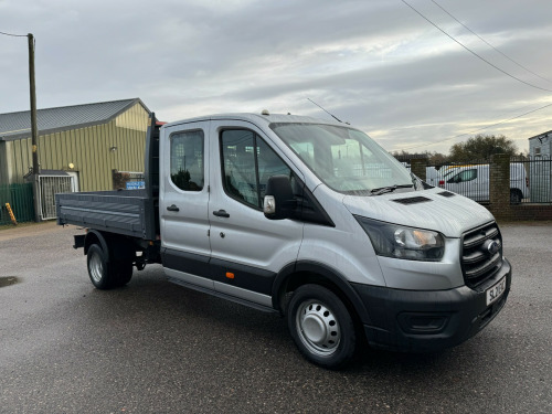 Ford Transit  350 CREW CAB TIPPER FSH CLEAN EXAMPLE MET SILVER 