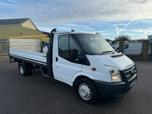 Ford Transit  350 L4 LWB DROPSIDE TAIL LIFT EX NETWORK RAIL ONLY 50000 MILES 2.2 CHAIN EN 