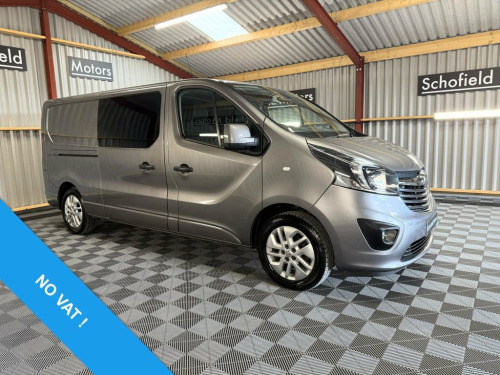 Vauxhall Vivaro  1.6 CDTi 2900 BiTurbo ecoTEC Sportive Crew Van Dou