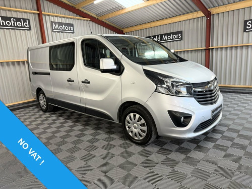 Vauxhall Vivaro  1.6 CDTi 2900 BiTurbo ecoTEC Sportive Crew Van Dou