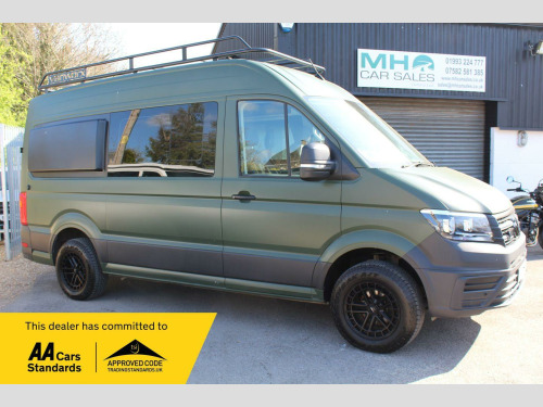 Volkswagen Crafter  Matte Green Wrapped