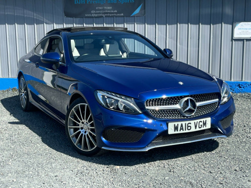 Mercedes-Benz C-Class C200 2.0 C200 AMG Line Euro 6 (s/s) 2dr