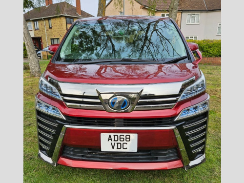 Toyota Vellfire  2.5L HYBRID EDITION-UNIQUE RED COLOR-ULEZ/CAZ PASS-FREE 42MONTHS GOLD WARRA
