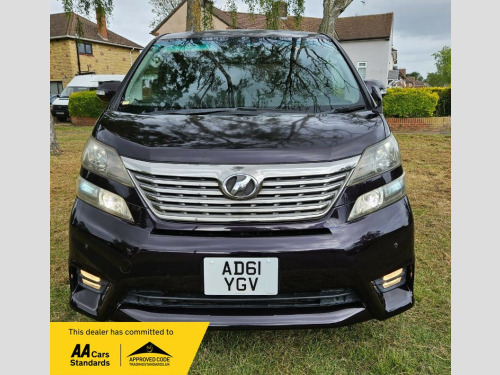 Toyota Vellfire  2.4L PETROL-HOT/COOL BOX-ULEZ/CAZ PASS-FREE 24MONTHS GOLD WARRANTY