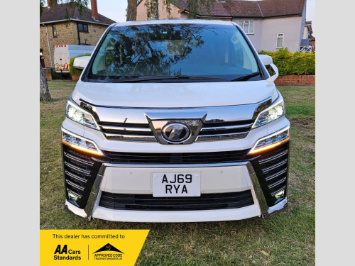 Toyota Vellfire  G EDITION-2.5L PETROL-DUAL SUNROOF-ULEZ/CAZ PASS-FREE 42MONTHS GOLD WARRANT
