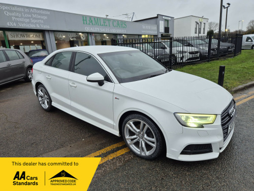 Audi A3  1.4 TFSI CoD S line Saloon 4dr Petrol Manual Euro 6 (s/s) (150 ps) 