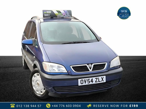 Vauxhall Zafira  1.8 LIFE 16V 5d 123 BHP Auto_7 Seats_Long MOT_Petr