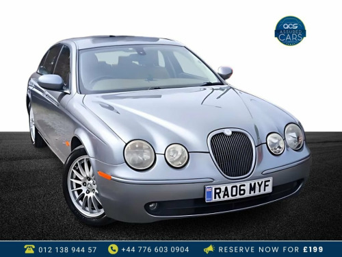 Jaguar S-TYPE  2.7 V6 SE 4d 206 BHP Auto_Sat Nav_Long MOT_Full Le