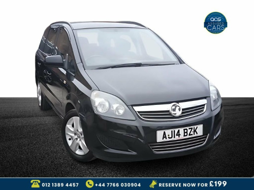 Vauxhall Zafira  1.8 EXCLUSIV 5d 120 BHP 7 Seats_Low MIles_Long MOT