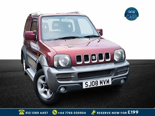 Suzuki Jimny  1.3 JLX+ SUV 3dr Petrol Manual (174 g/km, 83 bhp) 