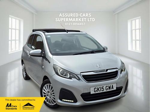 Peugeot 108  1.0 VTi Active Top! 3dr Petrol Manual Euro 5 Euro 