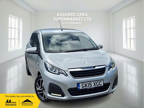 Peugeot 108  1.0 VTi Active Hatchback 5dr Petrol 2 Tronic Euro 