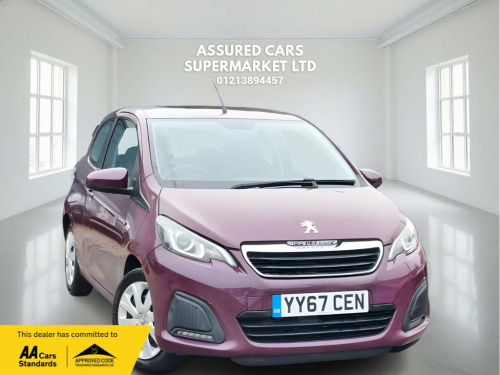 Peugeot 108  1.0 Active Hatchback 3dr Petrol Manual Euro 6 (68  